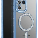 Uray store Samsung Galaxy S26 Ultra Joke Simli Magneticsafe Kılıf - Mavi