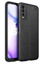 Uray store Vivo Y11S Kılıf Auto Focus Kapak - Siyah