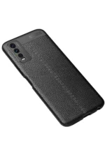 Uray store Vivo Y11S Kılıf Auto Focus Kapak - Siyah - Görsel 3