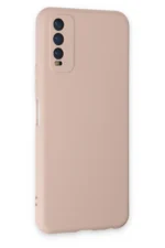 Uray store Vivo Y11S Kılıf Nano içi Kadife Silikon - Pudra - Görsel 3