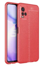 Uray store Vivo Y21S Kılıf Auto Focus Kapak - Kırmızı