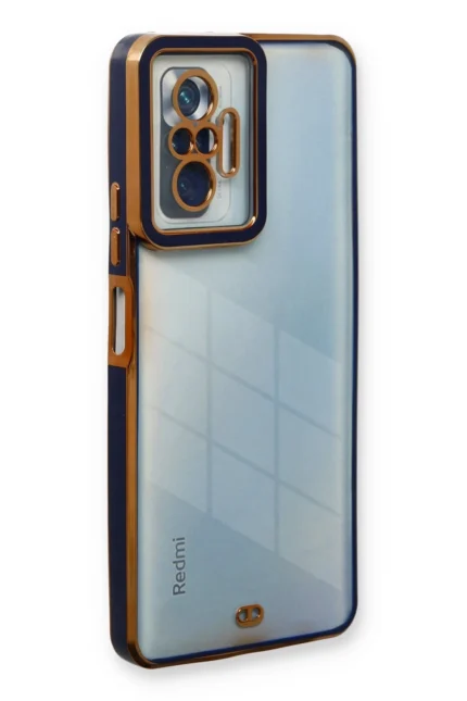 Uray store Xiaomi Redmi Note 10 Pro Kılıf Liva Lens Silikon - Mavi