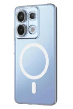 Uray store Xiaomi Redmi Note 13 Pro 4G Combo Sert Şeffaf Magsafe Kapak - Şeffaf - Görsel 3