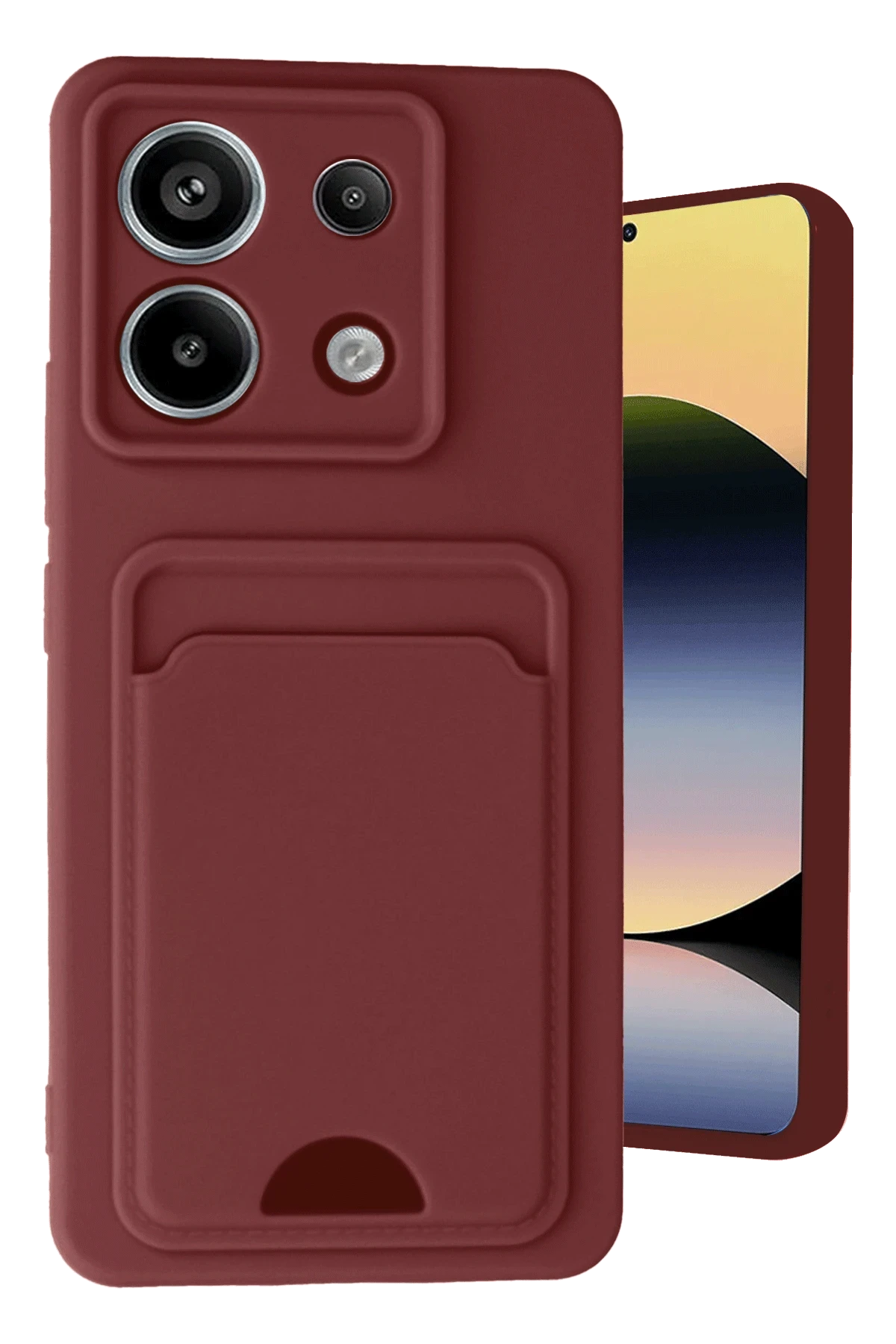 newface-xiaomi-redmi-note-13-pro-5g-kilif-kelvin-kartvizitli-silikon-bordo-default Uray store Xiaomi Redmi Note 13 Pro 5G Kılıf Kelvin Kartvizitli Silikon - Bordo - Görsel 1