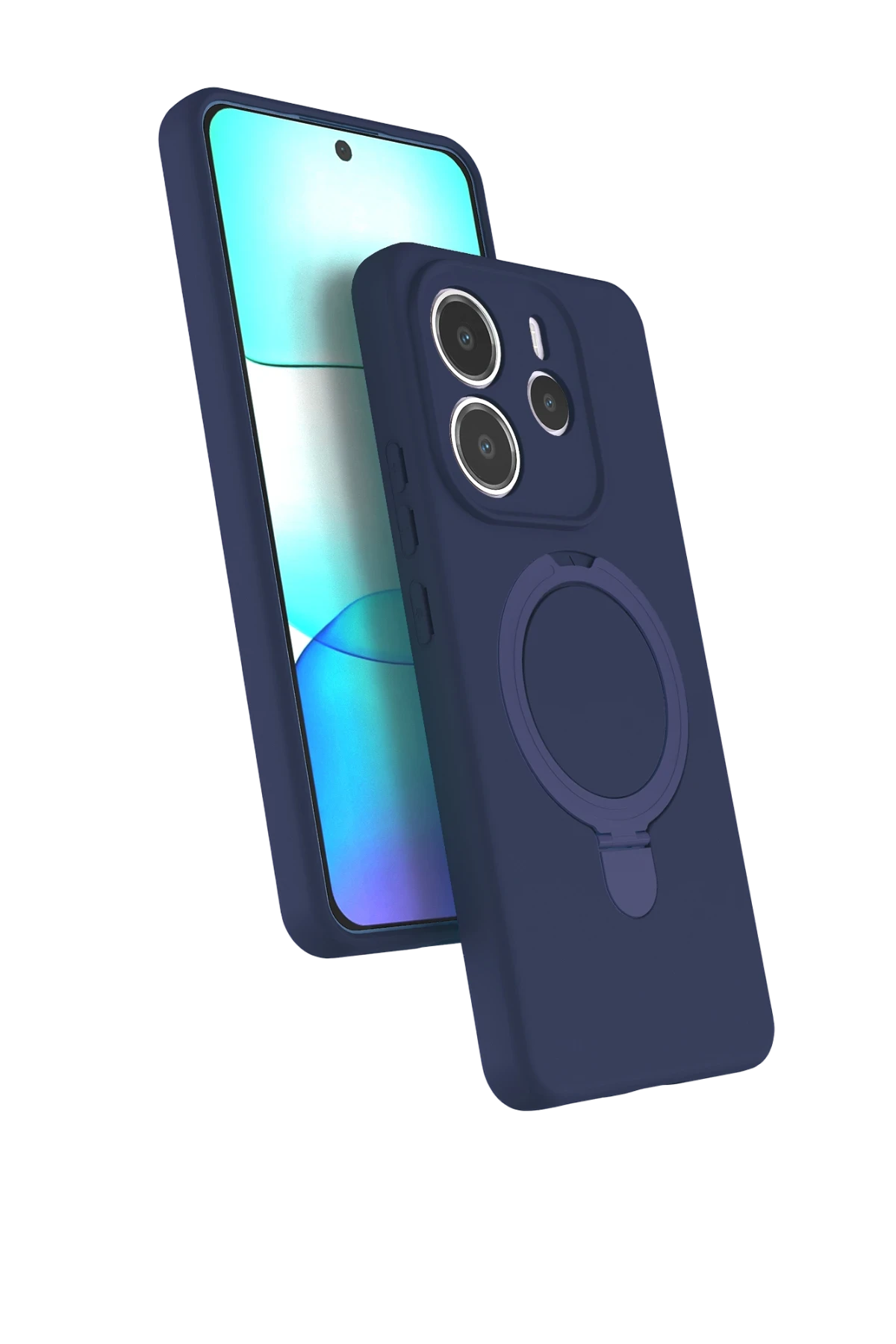 newface-xiaomi-redmi-note-14-4g-regal-magsafe-standli-kapak-lacivert-default Uray store Xiaomi Redmi Note 14 4G Regal Magsafe Standlı Kapak - Lacivert - Görsel 1
