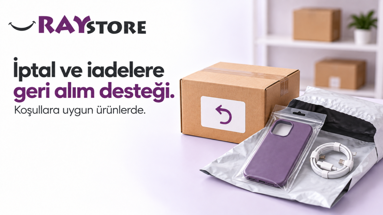 İptal ve iadeden dönen uygun kılıf ve kablolar için geri alım tanıtımı